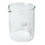 Becher forma alta in vetro borosilicato